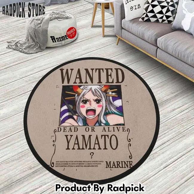 Yamato round rug custom one piece anime circle carpet  rp0002826